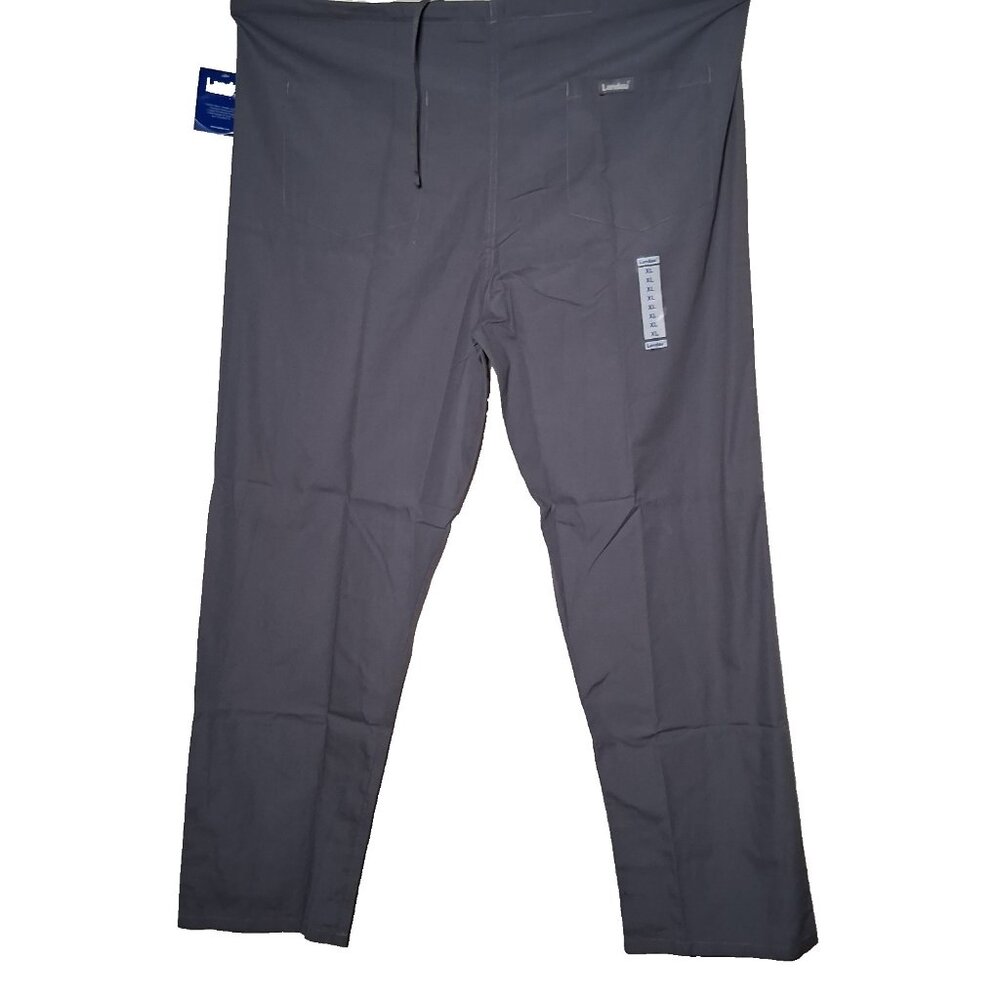Landau Scrub Pants Men XL Gray Drawstring Workwear Work M113832 7602 STP - Picture 2 of 9